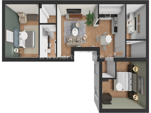 Busto Arsizio, Lombardia, 2 Stanze da Letto Stanze da Letto, 3 Stanze Stanze,2 BathroomsBathrooms,Appartamento,Nuove Costruzioni,0,3306